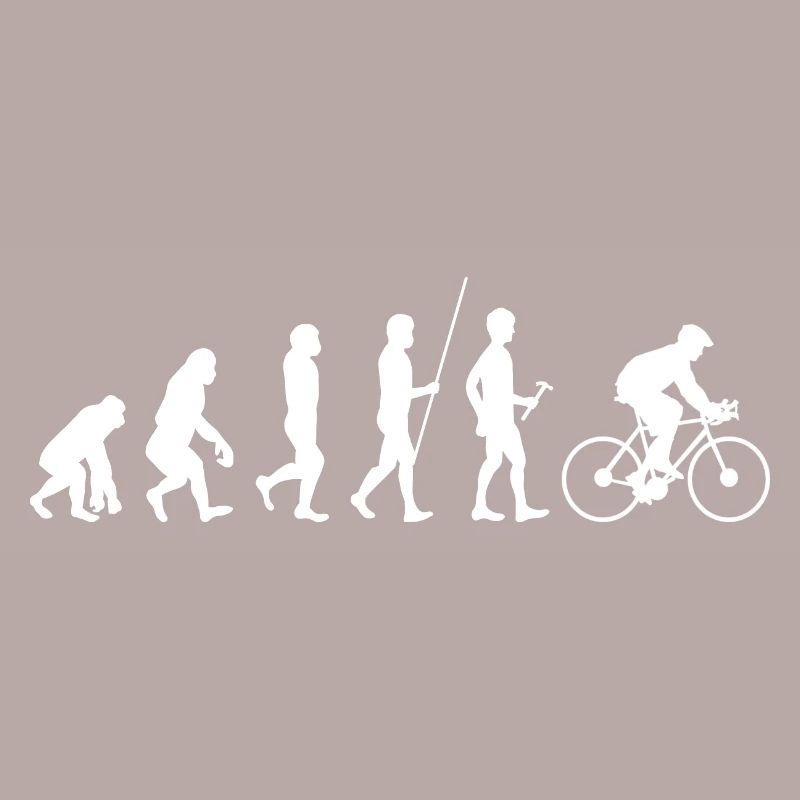 Evolution du cycliste de course