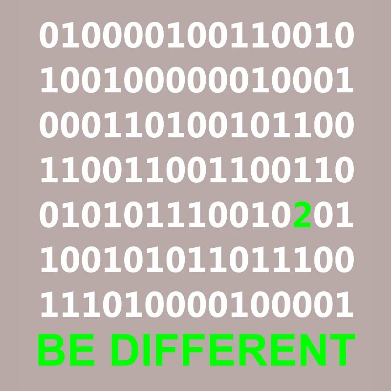 Be Different - Binary - Digital