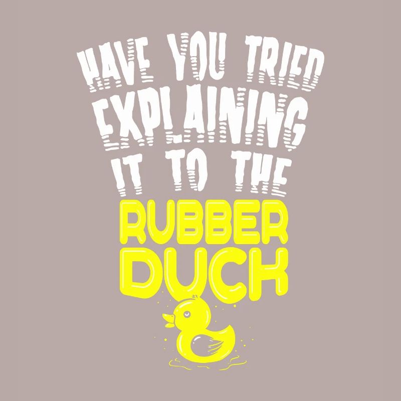 IT Nerd Programmer Developer Humor Rubber Duck