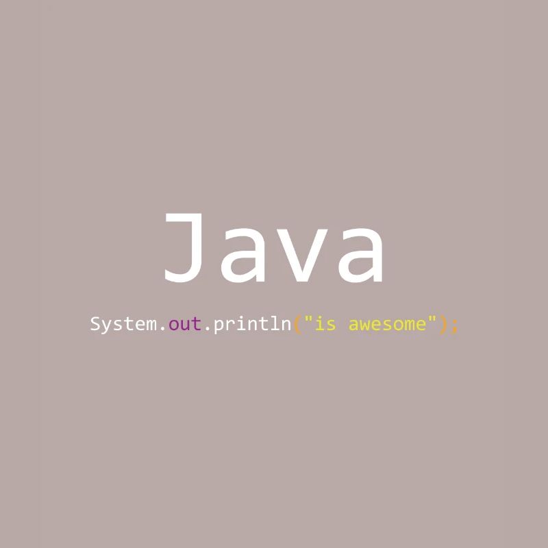 Java is awesome