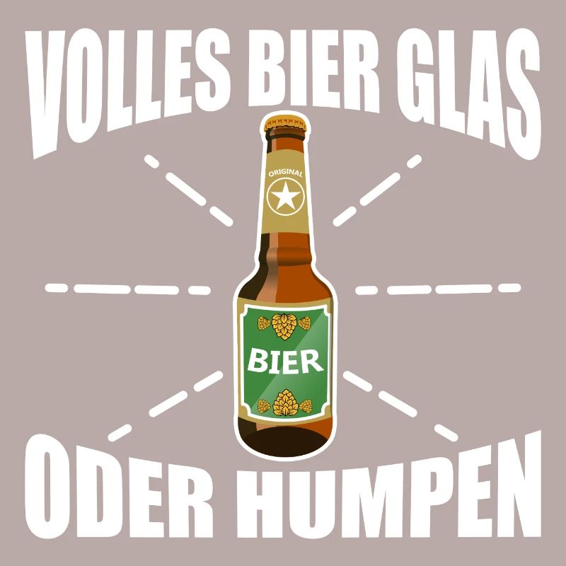 VOLLES BIER GLAS ODER HUMPEN