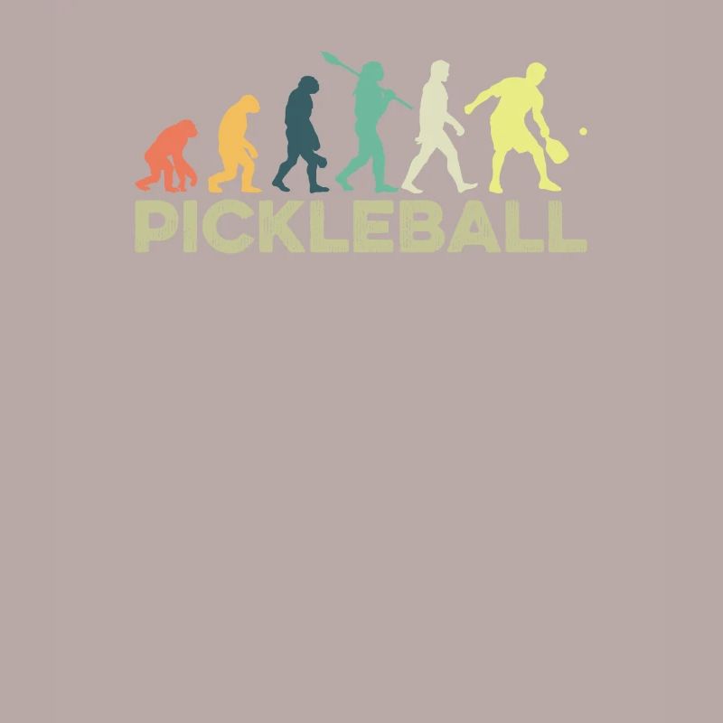 Drôle d’évolution Paddle Pickleball Player Dink Fun