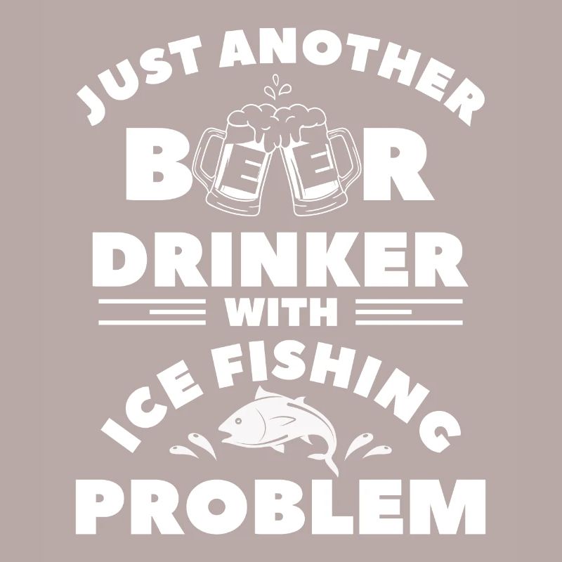 Nur ein weiterer Biertrinker mit Eisfischerproblem