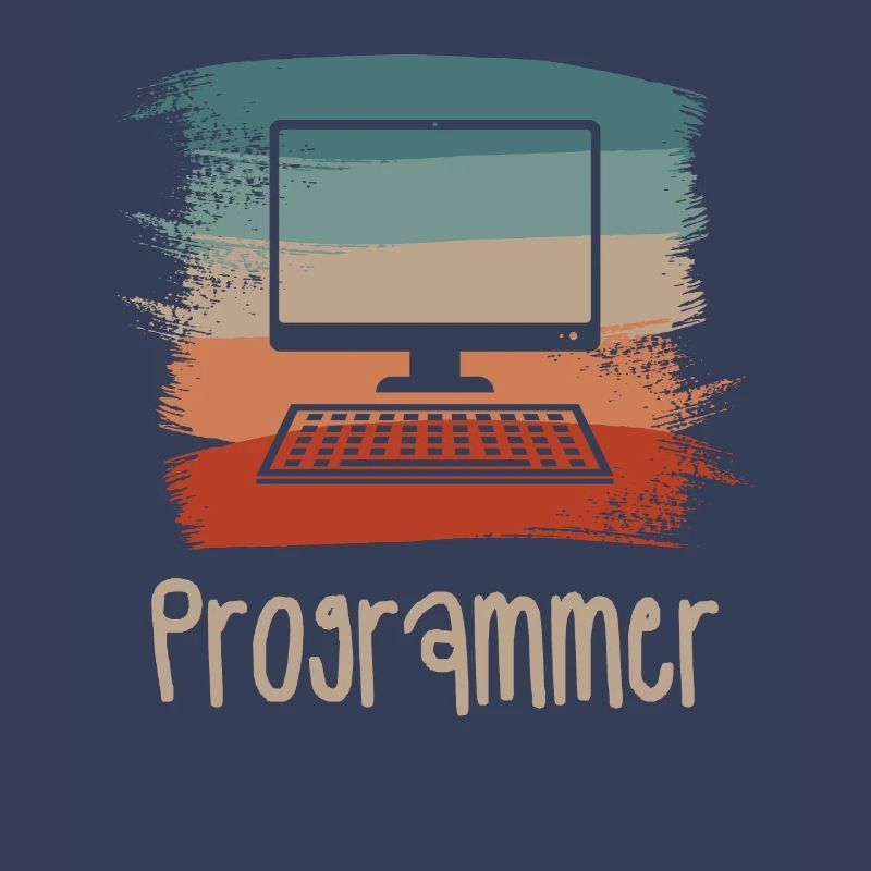 Retro Vintage Programmer Computer Programming