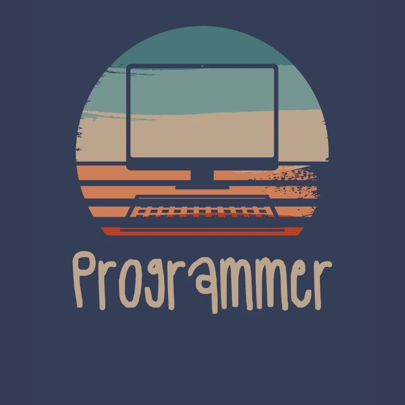 Retro Vintage Programmer Computer Programming