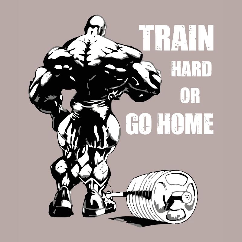 Trainiere hart oder geh nach Hause