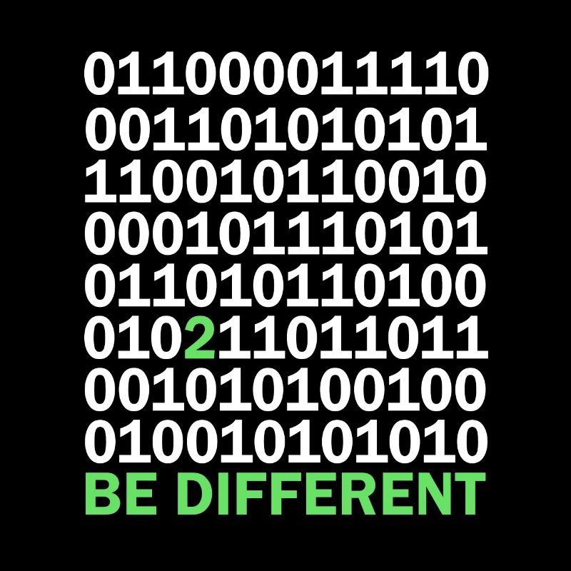 Le code binaire est différent