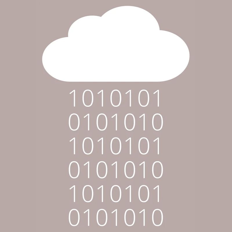 Cloud Data Rain Binary