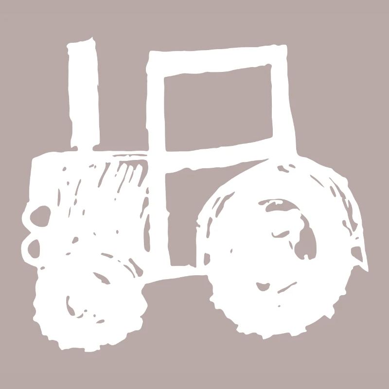 Tractor scribbled gift idea farmer