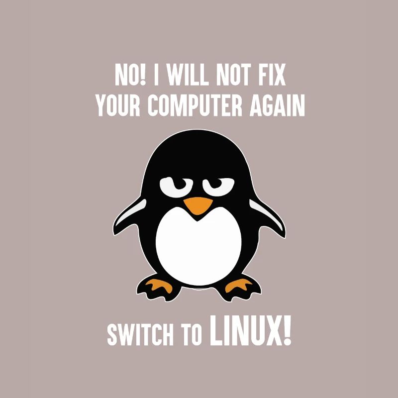 Programmieren Informatik Geschenk · Linux