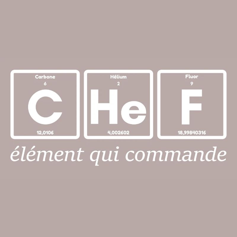 CHeF élément qui commande (blanc)