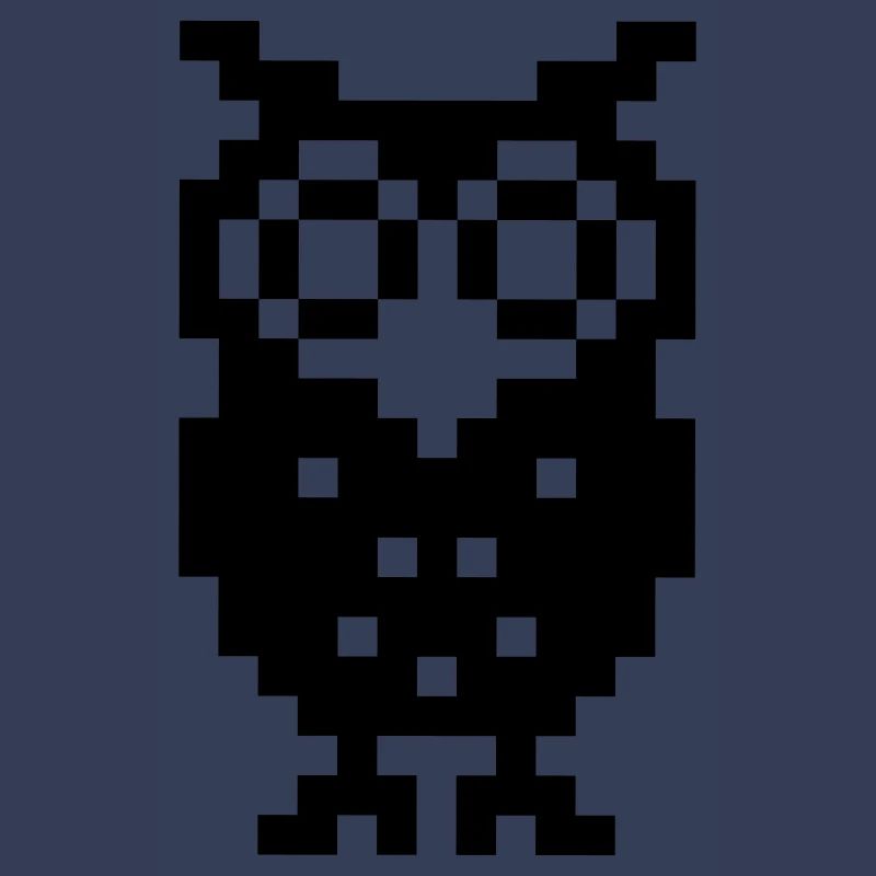 Pixel Eule, Retro Eule, Owl