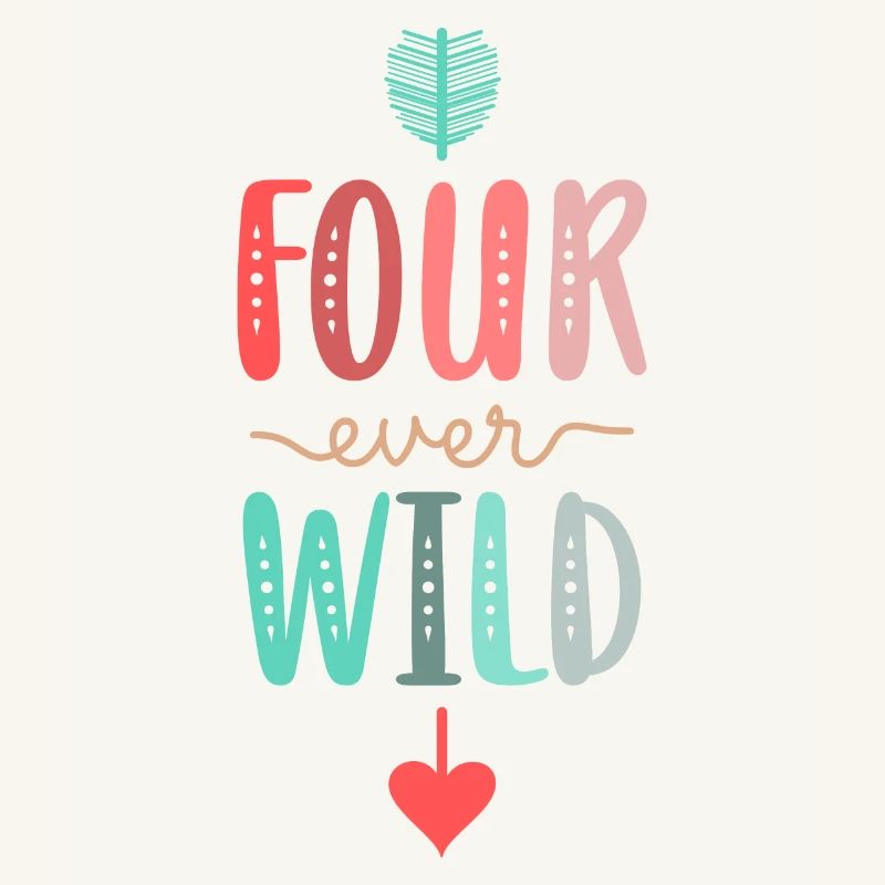 Four Ever Wild 4. Geburtstagsgeschenk Mädchen