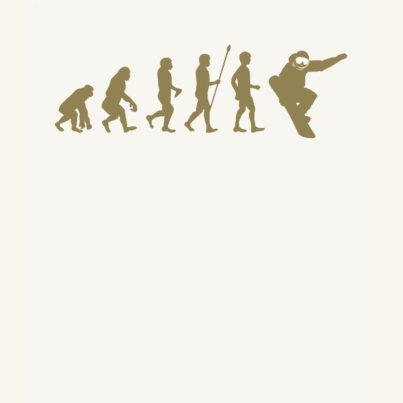 Snowboarder Evolution Geschenkidee
