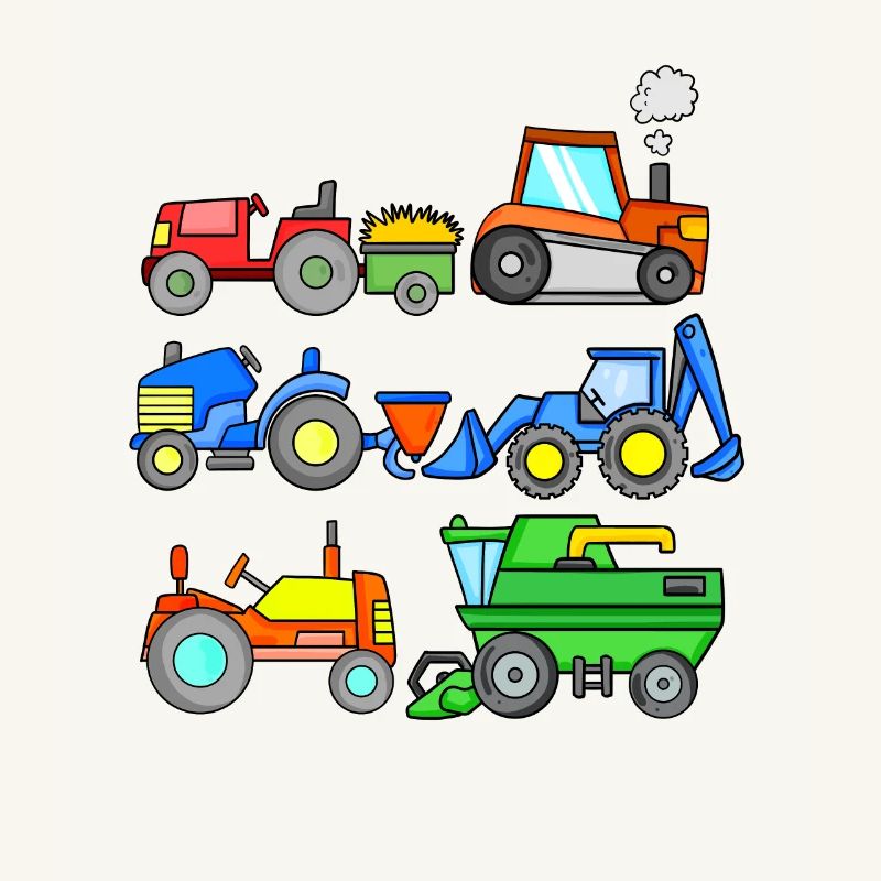 Construction site vehicles