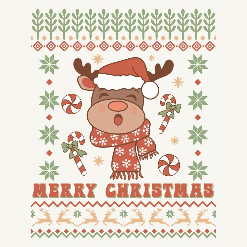 Pull de Noël moche