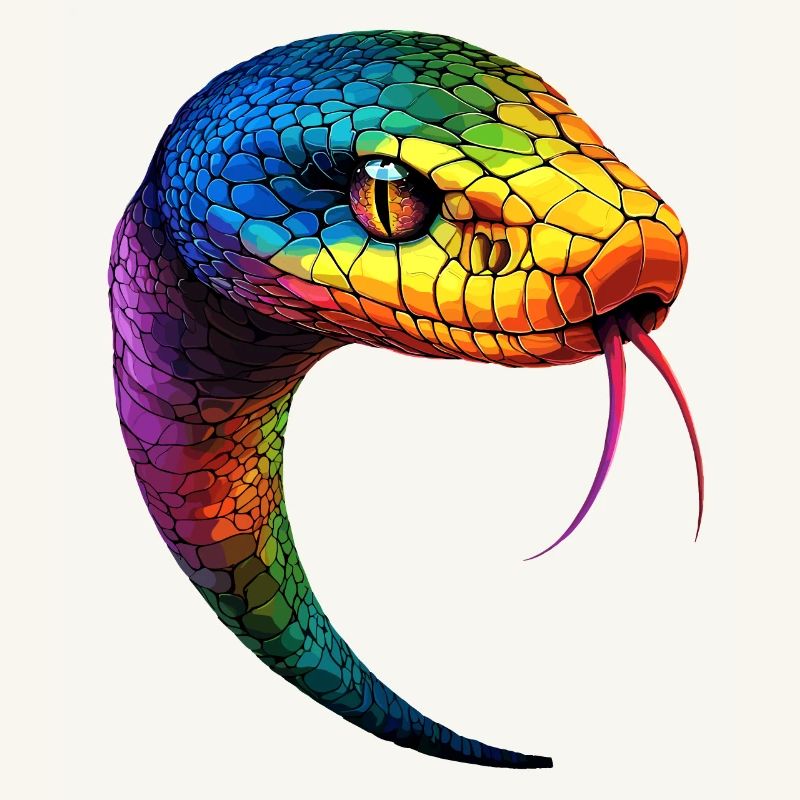 Snake Python Cobra Mamba Rattlesnake Snake