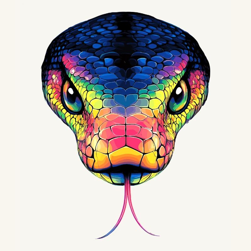 Serpent Python Cobra Mamba Serpent à sonnettes Serpent