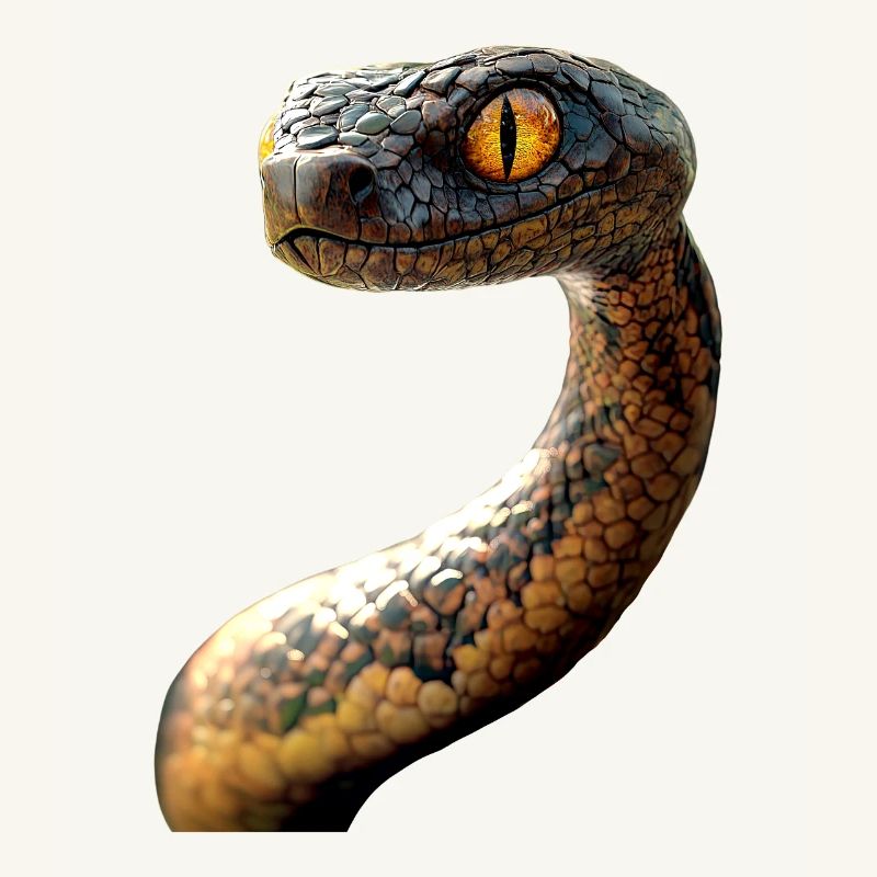 Serpent Python Cobra Mamba Serpent à sonnettes Serpent