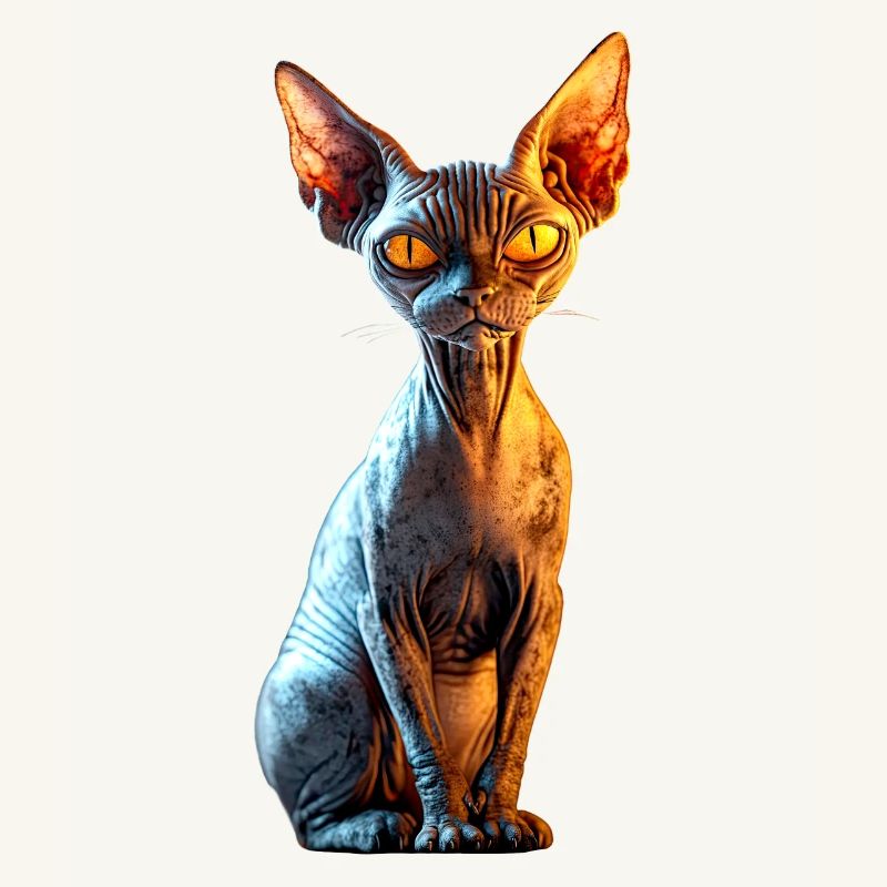 Chat Sphynx Chat Sphynx Chat Canadien Mignon Sphinx