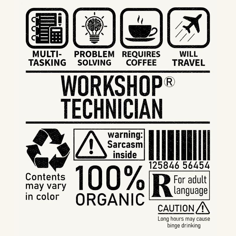 Workshop Technician multi tasking problem solving