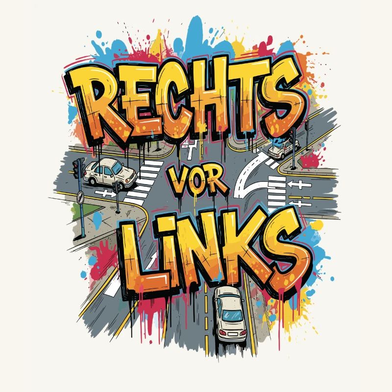 Right Before Left -Graffiti Style