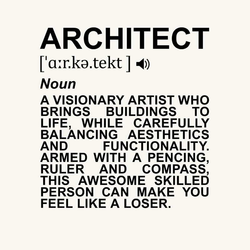 Signification de l’architecte