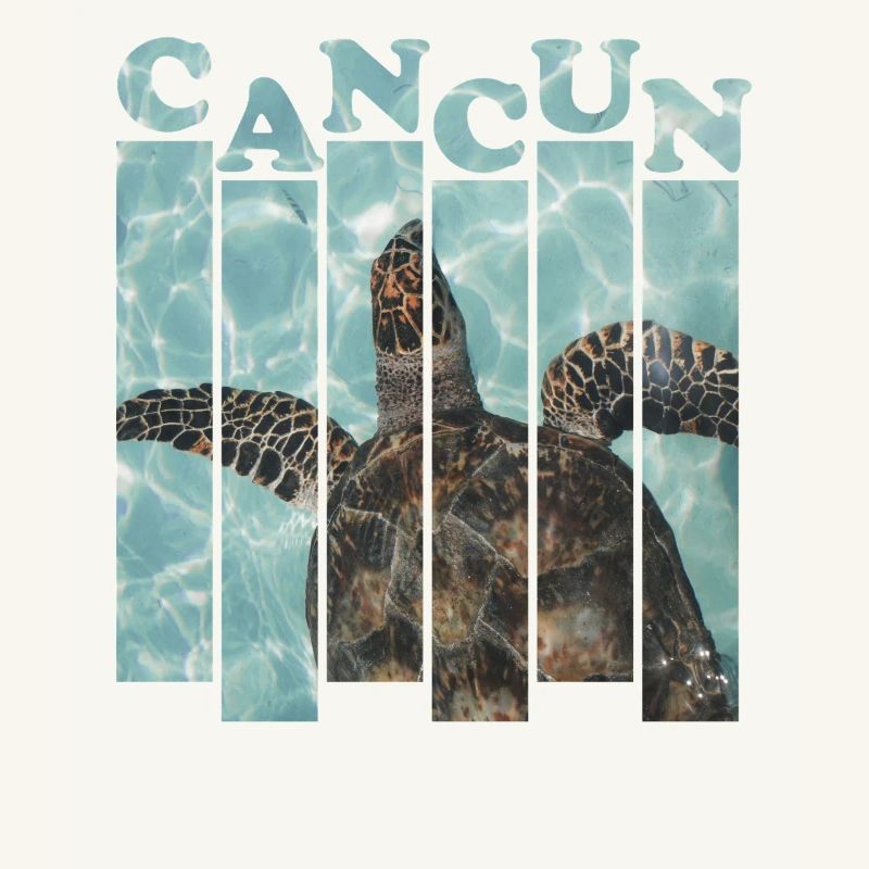 Cancun Sea Turtle Poolside Design