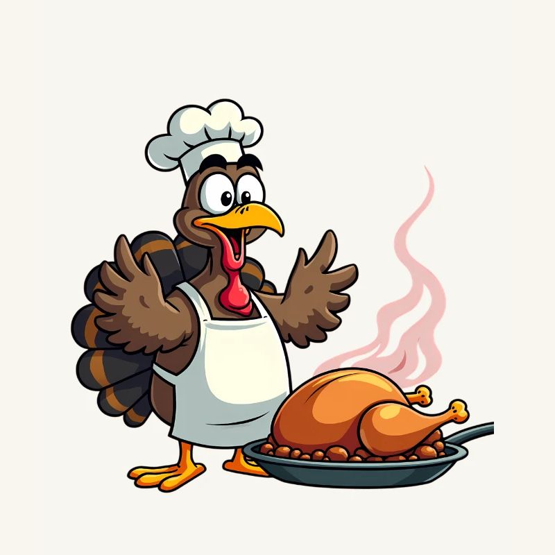 Cuisinier de dinde de Thanksgiving