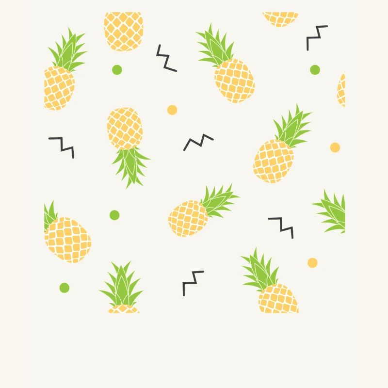 pineapple yellow pattern