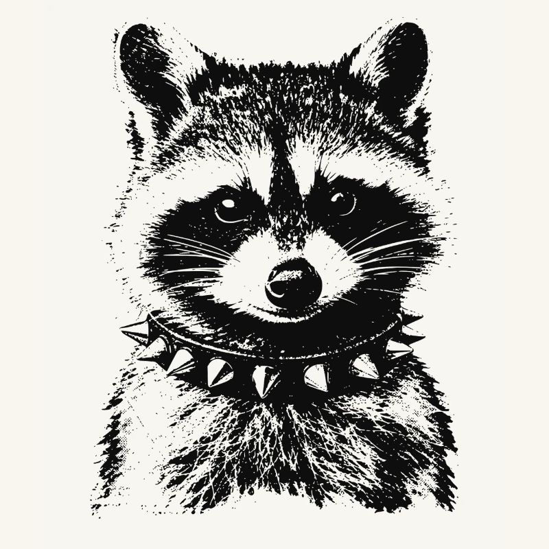 Punk Waschbär