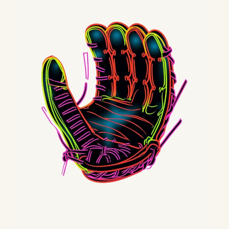 Gant de baseball Synthwave