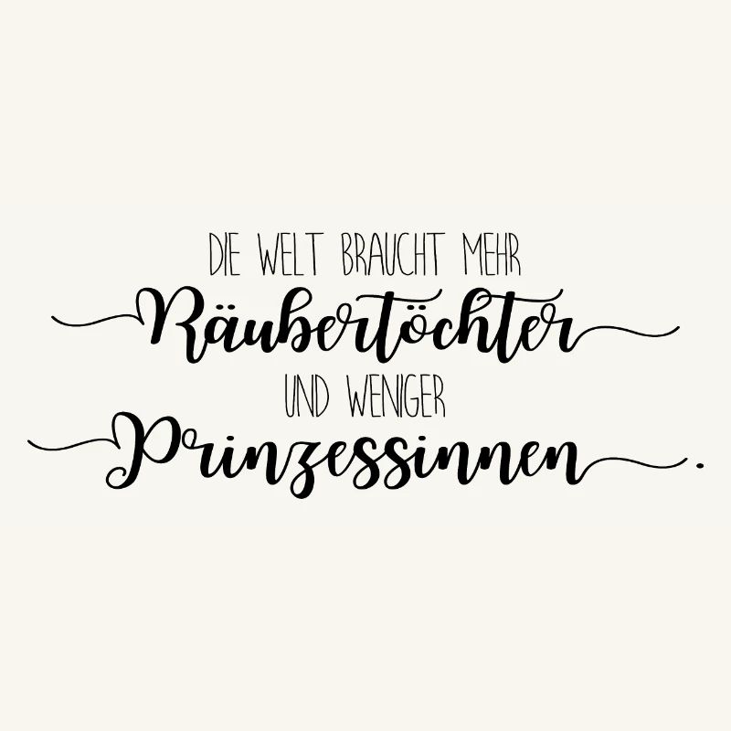 Räubertochter oder Prinzessin - schwarz