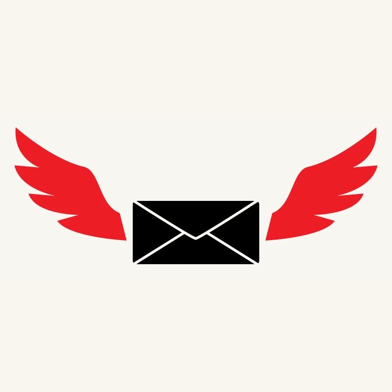 Express Mail Envelope Winged Post
