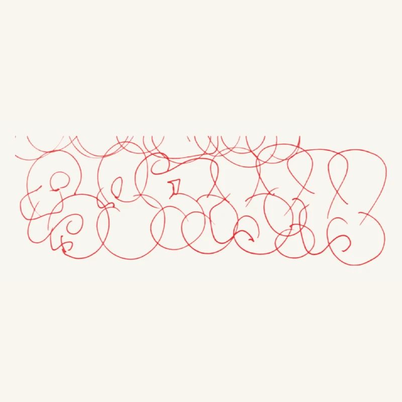 Abstract Scribble Art Berlin Souvenir