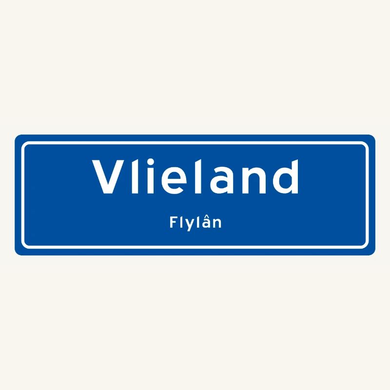 Panneau de nom de lieu Vlieland