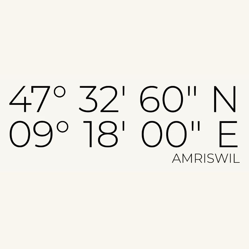 Coordinates Amriswil, Switzerland
