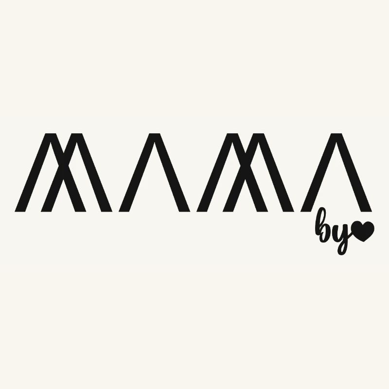 Mama by Heart – Muttertag Mutter Monogramm