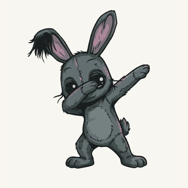 Patchwork Bunny Doodle