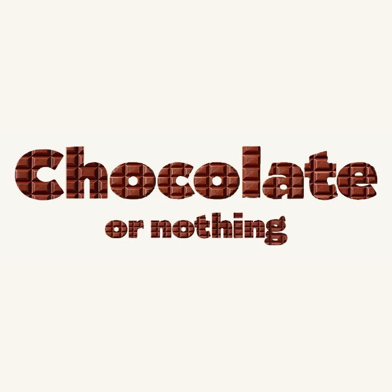 Chocolate pattern with 3D effect