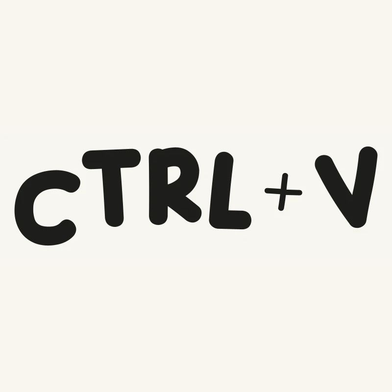 CTRL+V Paste -Gift for IT and Twins