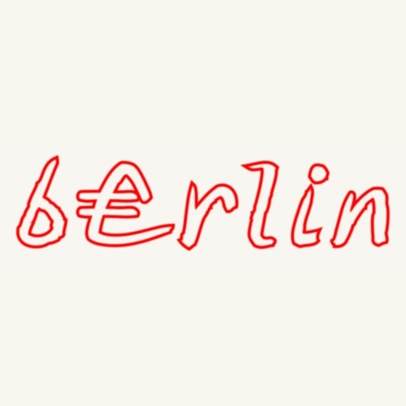 Berlin Neon Graffiti Style