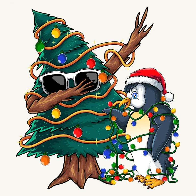 Dapping Tannenbaum -Dapping Weihnachtspullover