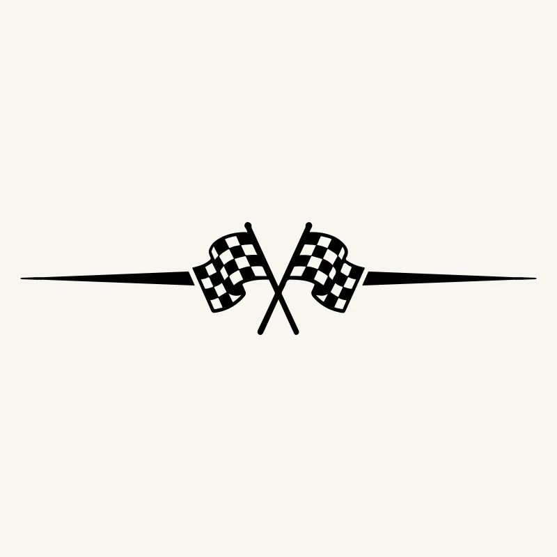 Icône de course de drapeau de course