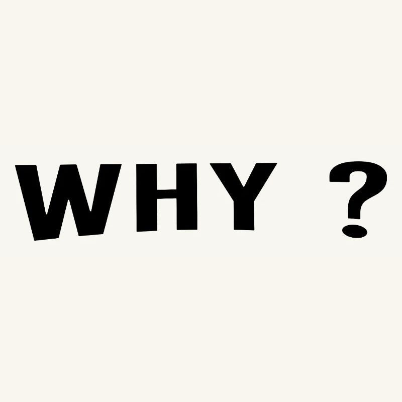 Pourquoi est toujours une excellente question.