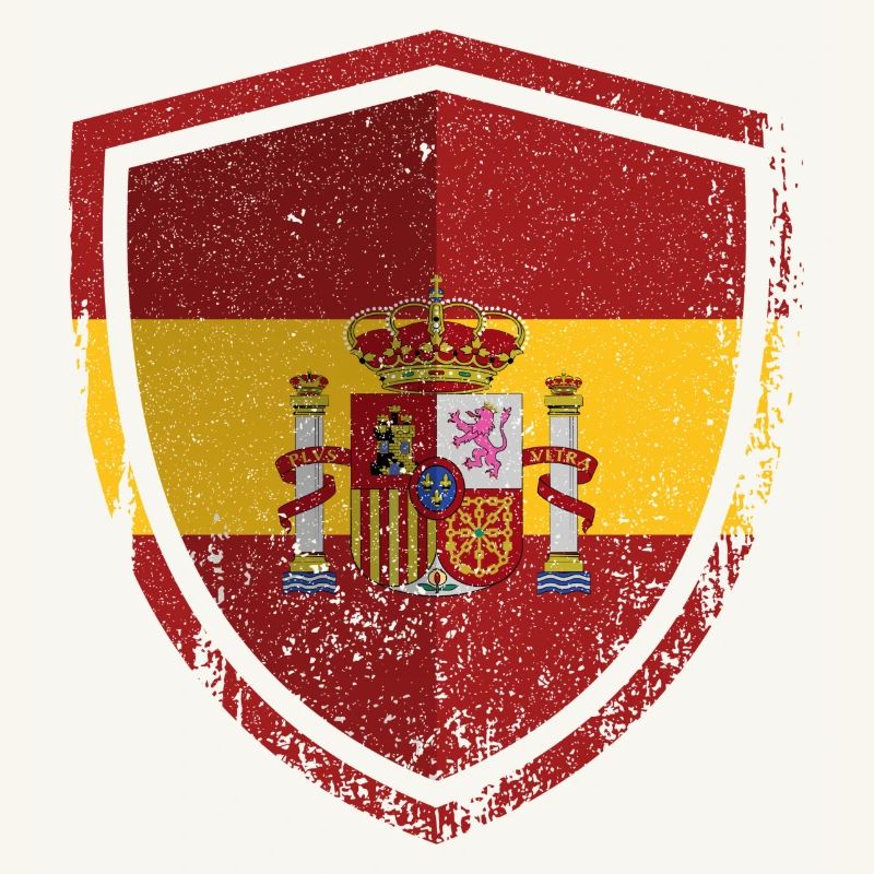 Impression du blason du Bouclier espagnol