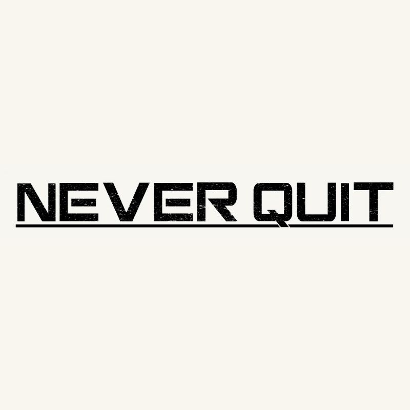 Motif d’endurance Never Quit