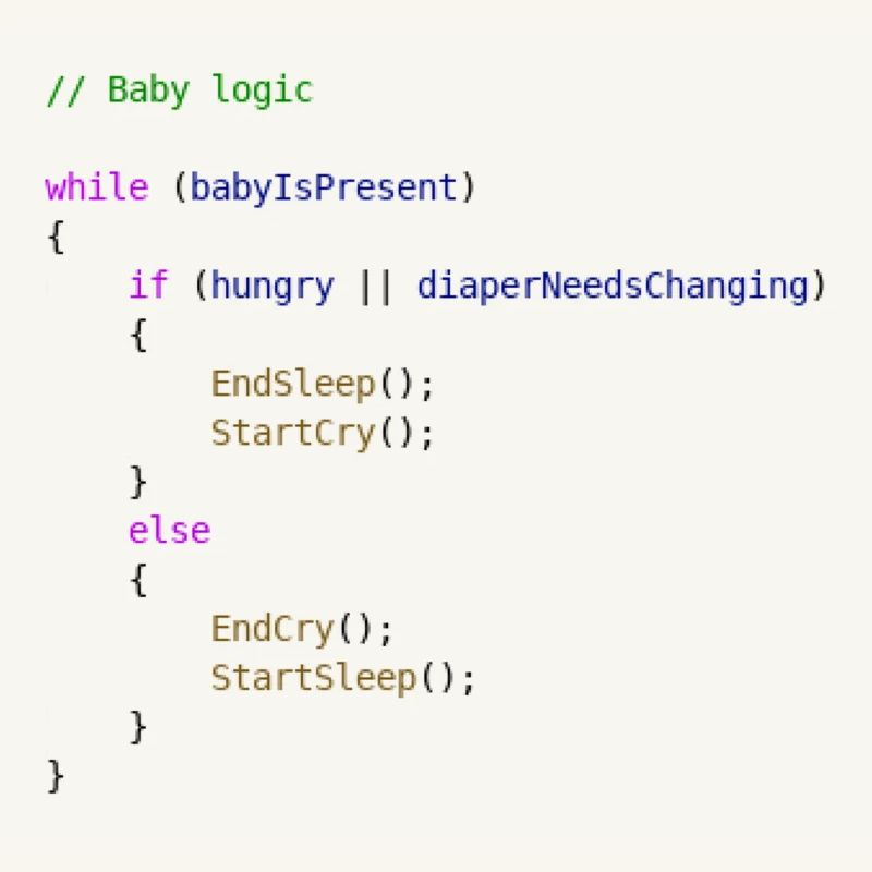 Baby logic programmer gift idea