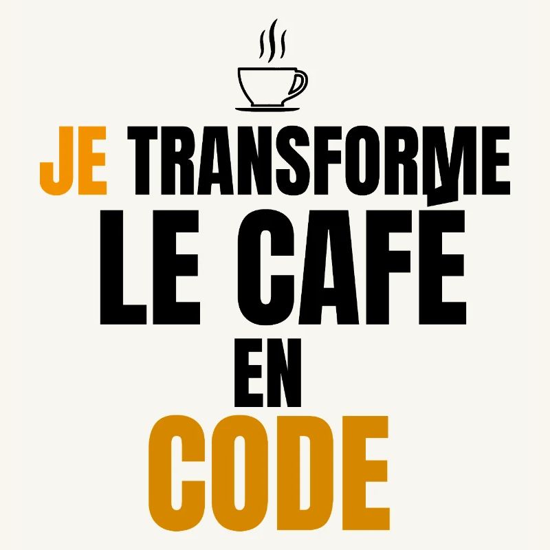 Je transforme le code en café