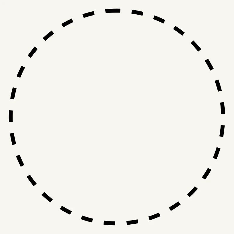 Dashed circle